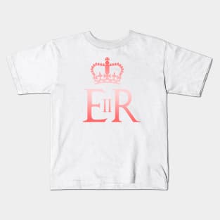 Queen Elizabeth II Royal Cypher Kids T-Shirt